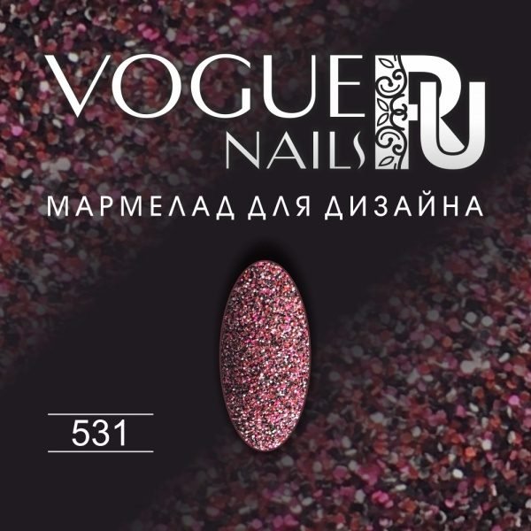 VOGUE, D030, Мармелад для дизайна 5гр. №531