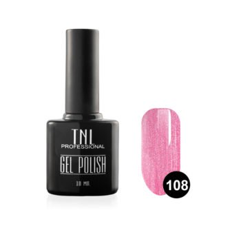 Цветной гель-лак TNL №108 - розовый блеск
