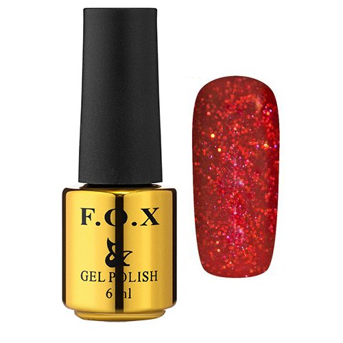 F.O.X gel-polish gold Pigment 075, 6 ml