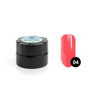 Гель-краска для дизайна ногтей TNL №04 (коралл), 8 мл. LW2(004)