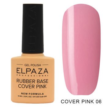 ELPAZA, BASE Rubber, COVER PINK №06, 10 мл.