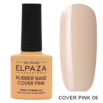 ELPAZA, BASE Rubber, COVER PINK №09, 10 мл.