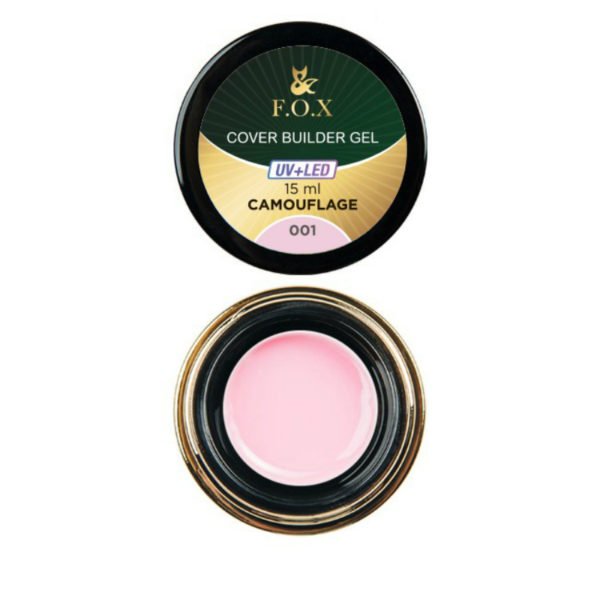 F.O.X Cover camouflage builder gel 001, 15 ml