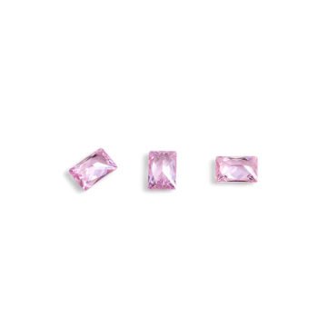 Кристаллы для объемной инкрустации "TNL" - багет №1 (розовый) (10 шт./уп)