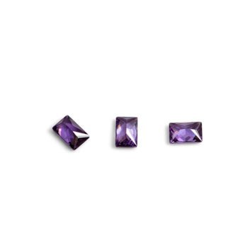 Кристаллы для объемной инкрустации "TNL" - багет №1 (фиолетовый) (10 шт./уп)