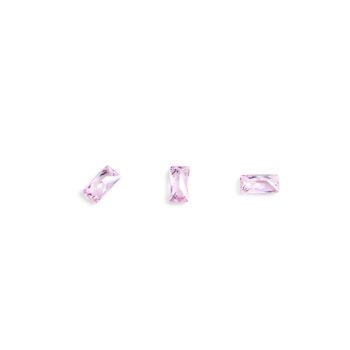 Кристаллы для объемной инкрустации "TNL" - багет №4 (розовый) (10 шт./уп)